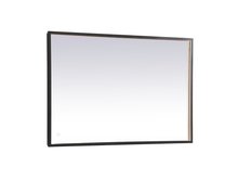Elegant Lighting MRE62730BK - Pier 27x30 inch LED mirror with adjustable color temperature 3000K/4200K/6400K in black