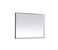 Elegant Lighting MRE63648BK - Pier 36x48 inch LED mirror with adjustable color temperature 3000K/4200K/6400K in black