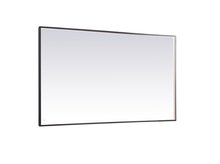 Elegant Lighting MRE64272BK - Pier 42x72 inch LED mirror with adjustable color temperature 3000K/4200K/6400K in black