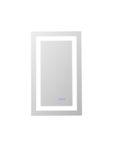 Elegant Lighting MRE81830 - Riven 30x18 LED Mirror, Adjustable Color 3000K/4200K/6400K