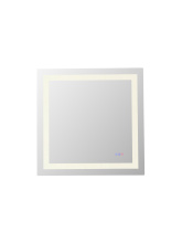 Elegant Lighting MRE83030 - Riven 30x30 LED Mirror, Adjustable Color 3000K/4200K/6400K