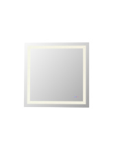 Elegant Lighting MRE83636 - Riven 36x36 LED Mirror, Adjustable Color 3000K/4200K/6400K