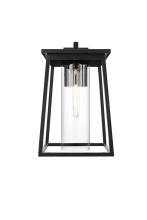 Elegant Lighting OD346W18BK - Lambert 11 inch Outdoor Wall sconce in Black