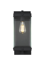 Elegant Lighting OD408W17BK - Julien 7 inch Outdoor Wall Sconce in Black