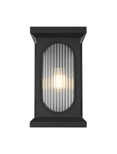 Elegant Lighting OD417W17BK - Sevyn 9 inch Outdoor Wall Sconce in Black