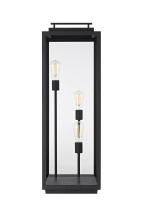 Elegant Lighting OD418L36BK - Valentin 12 inch Outdoor Lawn Light in Black