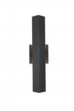 Elegant Lighting OD505W18BK - Troy 4.5 x 18 inch Outdoor Wall Sconce in Black