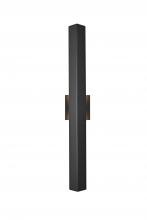 Elegant Lighting OD505W30BK - Troy 4.5 x 30 inch Outdoor Wall Sconce in Black