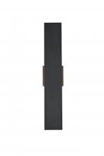 Elegant Lighting OD506W24BK - Waylen 4.5 x 24 inch Outdoor Wall Sconce in Black