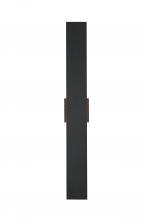 Elegant Lighting OD506W34BK - Waylen 4.5 x 34 inch Outdoor Wall Sconce in Black