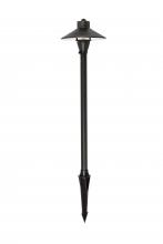 Elegant Lighting P801-DB - Outdoor 12V Cast Brass path light 7 inch Wide x 24 inch High in Dark Bronze