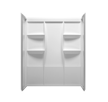 Elegant Lighting SW1016032GW - Shower Wall 60x32x72 Glossy White