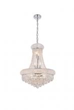 Elegant Lighting V1800D20C/RC - Primo 14 Light Chrome Chandelier Clear Royal Cut Crystal