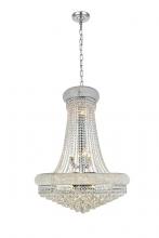 Elegant Lighting V1800D28C/RC - Primo 14 Light Chrome Chandelier Clear Royal Cut Crystal