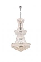 Elegant Lighting V1800G30C/RC - Primo 32 Light Chrome Chandelier Clear Royal Cut Crystal