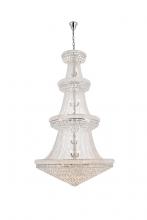 Elegant Lighting V1800G54C/RC - Primo 48 Light Chrome Chandelier Clear Royal Cut Crystal