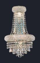 Elegant Lighting V1802W12SC/RC - Primo 4 Light Chrome Wall Sconce Clear Royal Cut Crystal