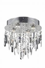 Elegant Lighting V2006F14SC/RC - Galaxy 4 Light Chrome Flush Mount Clear Royal Cut Crystal