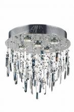 Elegant Lighting V2006F16SC/RC - Galaxy 5 Light Chrome Flush Mount Clear Royal Cut Crystal