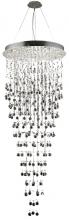 Elegant Lighting V2006G30C/RC - Galaxy 16 Light Chrome Chandelier Clear Royal Cut Crystal