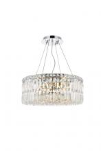 Elegant Lighting V2030D20C/RC - Maxime 12 Light Chrome Chandelier Clear Royal Cut Crystal