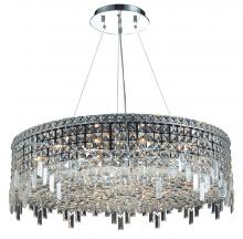 Elegant Lighting V2031D32C/RC - Maxime 18 Light Chrome Chandelier Clear Royal Cut Crystal