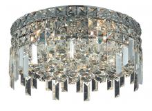 Elegant Lighting V2031F16C/RC - Maxime 5 Light Chrome Flush Mount Clear Royal Cut Crystal