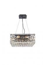 Elegant Lighting V2032D20BK/RC - Maxime 20 inch black chandelier