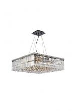 Elegant Lighting V2032D24BK/RC - Maxime 24 inch black chandelier