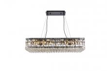 Elegant Lighting V2034D36BK/RC - Maxime 36 inch black chandelier