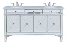 Elegant Lighting VF-1102 - 60 In. Double Bathroom Vanity