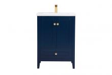 Elegant Lighting VF-2001BL - 24 inch bathroom vanity in Blue
