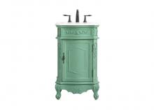 Elegant Lighting VF10121VM - 21 inch Single bathroom vanity in vintage mint