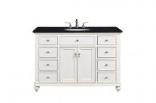 Elegant Lighting VF12348AW - 48 In. Single Bathroom Vanity Set In Antique White