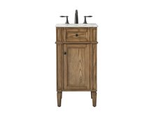 Elegant Lighting VF12518DW - 18 inch Single bathroom vanity in driftwood
