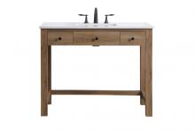 Elegant Lighting VF14842NT - 42 Inch ADA Compliant Bathroom Vanity In Natural Oak