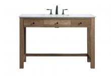 Elegant Lighting VF14848NT - 48 Inch ADA Compliant Bathroom Vanity In Natural Oak