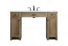Elegant Lighting VF14954NT - 54 Inch ADA Compliant Bathroom Vanity In Natural Oak