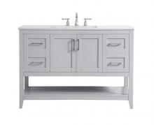 Elegant Lighting VF16048GR - 48 inch Single Bathroom Vanity in Grey