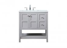Elegant Lighting VF16432GR - 32 inch Single bathroom vanity in grey