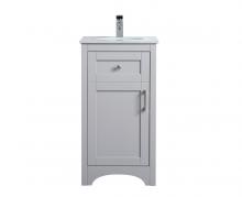 Elegant Lighting VF17018GR - 18 inch Single Bathroom Vanity in Grey