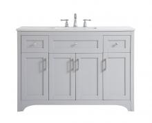Elegant Lighting VF17048GR - 48 inch Single Bathroom Vanity in Grey