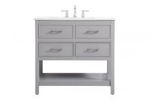 Elegant Lighting VF19036GR - 36 inch Single bathroom vanity in gray