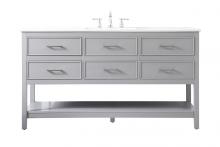 Elegant Lighting VF19060GR - 60 inch Single bathroom vanity in gray