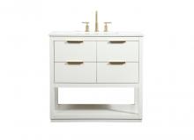 Elegant Lighting VF19236WH - 36 inch Single bathroom vanity in white