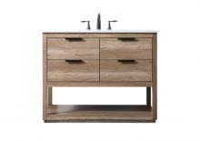 Elegant Lighting VF19242NT - 42 Inch Single Bathroom Vanity In Natural Oak