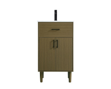 Elegant Lighting VF25020MCB - Chandler 20 inch Single Bathroom Vanity in Chestnut Brown