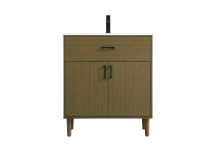 Elegant Lighting VF25030MCB - Chandler 30 inch Single Bathroom Vanity in Chestnut Brown