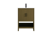Elegant Lighting VF25224MCB - Ira 24 inch Single Bathroom Vanity in Chestnut Brown
