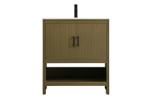 Elegant Lighting VF25230MCB - Ira 30 inch Single Bathroom Vanity in Chestnut Brown
